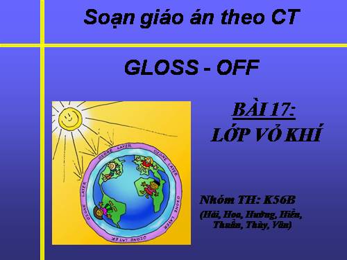 Bài 17. Lớp vỏ khí