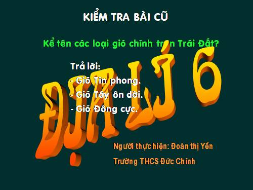 Bài 22. Các đới khí hậu trên Trái Đất