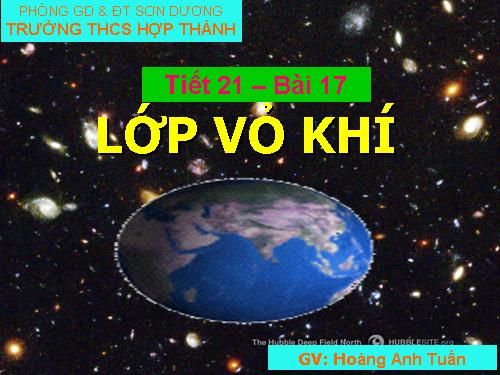 Bài 17. Lớp vỏ khí