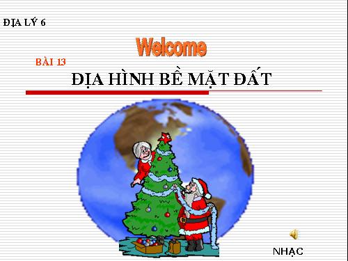 Bài 13. Địa hình bề mặt Trái Đất