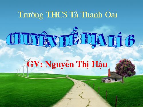 Bài 11. Thực hành: Sự phân bố các lục địa và đại dương trên bề mặt Trái Đất