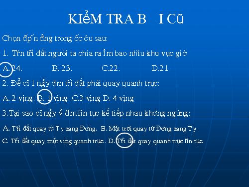 Bài 8. Sự chuyển động của Trái Đất quanh Mặt Trời