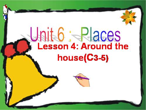 Unit 6. Places