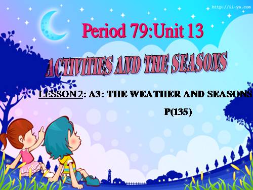 Unit 13. Activities and the seasons