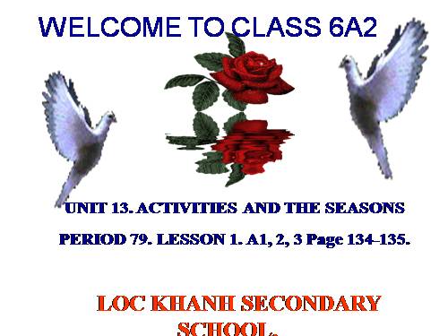 Unit 13. Activities and the seasons