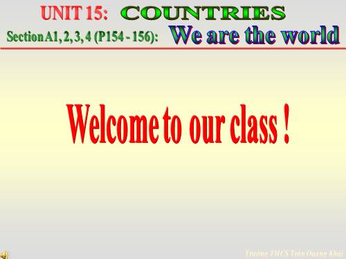 Unit 15. Countries