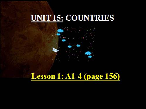 Unit 15. Countries