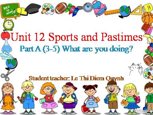 Unit 12. Sports and pastimes