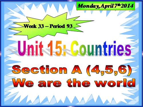 Unit 15. Countries