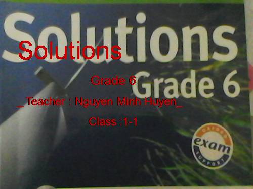 Period 1 UNit 1 Introdutions Grade 6