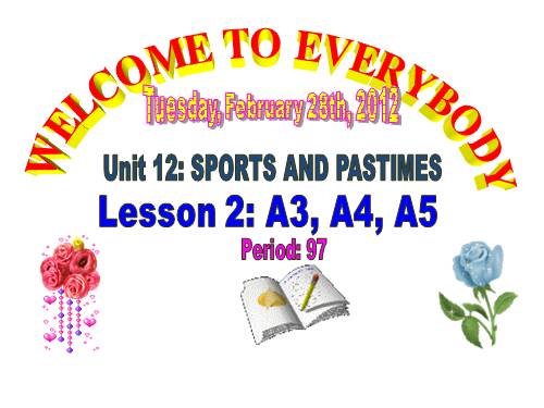 Unit 12. Sports and pastimes