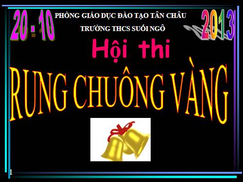 Rung chuông vàng (Các môn) chào mừng ngày 20.11 (31 năm nhà giáo Việt Nam)