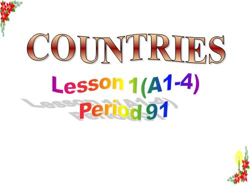 Unit 15. Countries