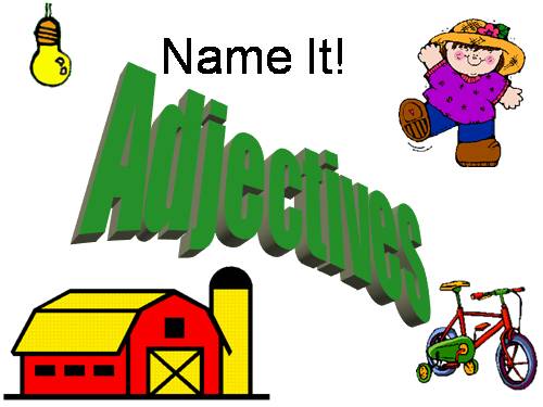 names of adjectives