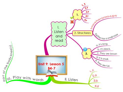 Mindmap Unit 9 B4-7