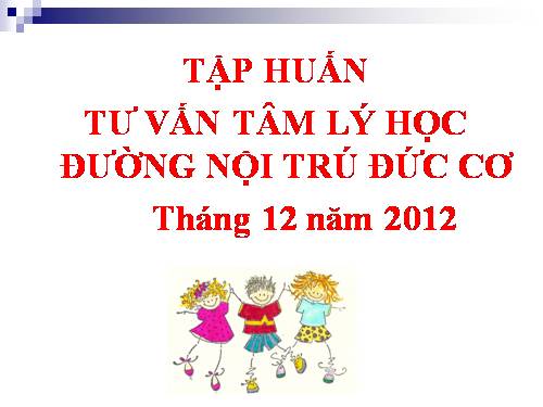 Tâm sinh lý học đường