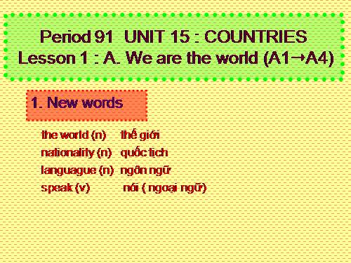 Unit 15. Countries