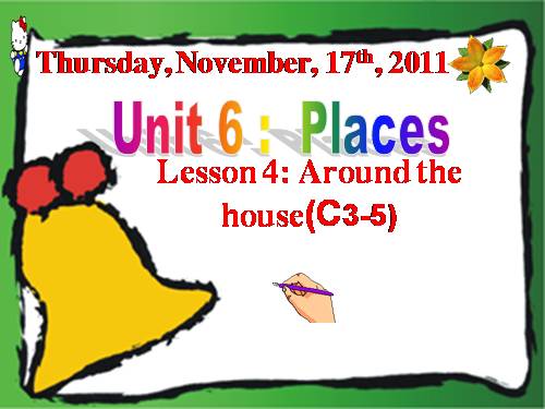 Unit 6. Places