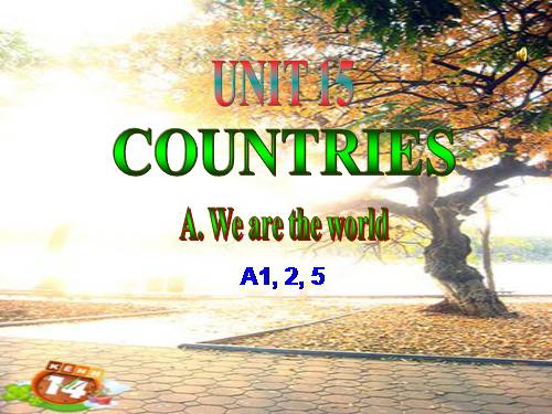 Unit 15. Countries