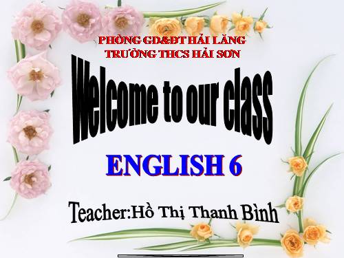 Anh 6: FACE   Thi giảng huyện