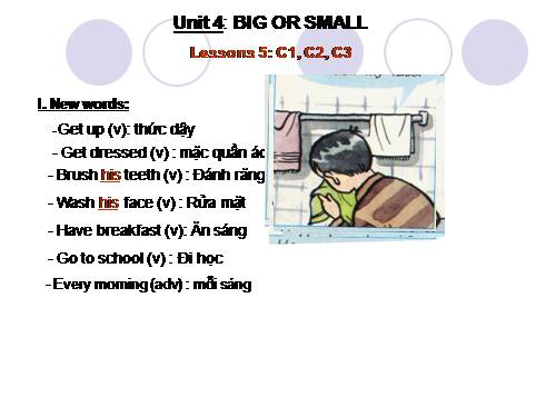 Unit 4. Big or small?