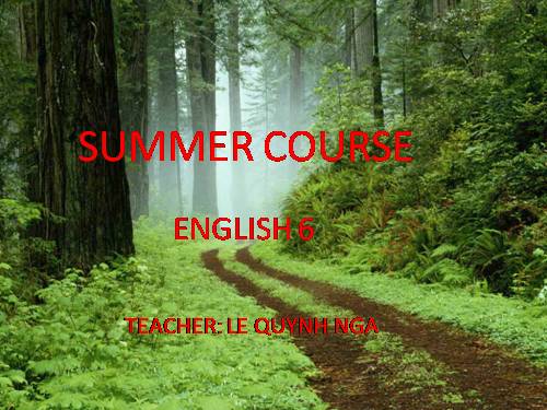 summer course 1