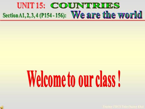 Unit 15. Countries