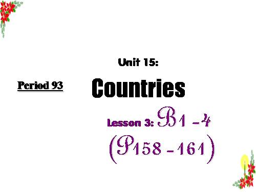 Unit 15. Countries