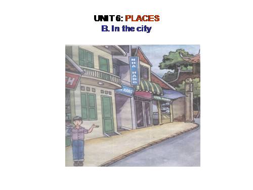 Unit 6. Places