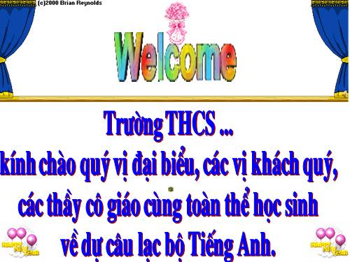 CÂU LẠC BỘ TIẾNG ANH