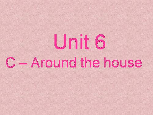 Unit 6. Places