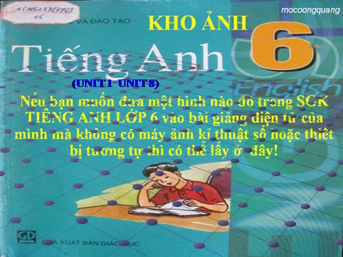 KHO ẢNH TIẾNG ANH 6 (UNIT 1-8)