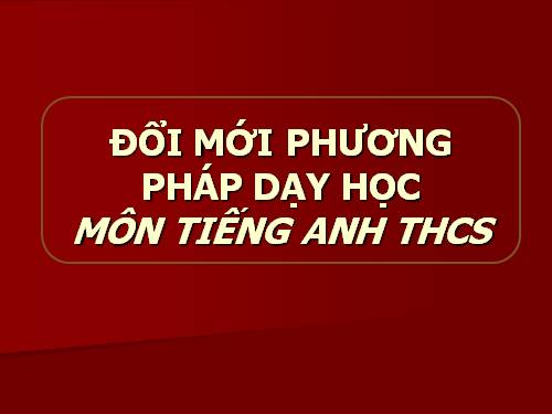 Đổi mới PPDH