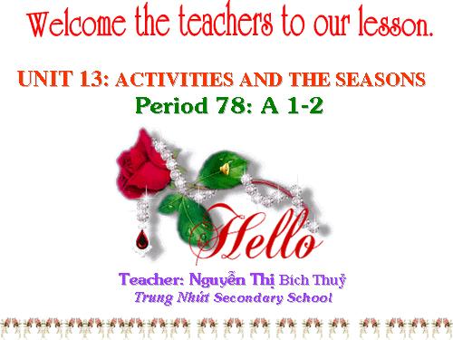 Unit 13. Activities and the seasons