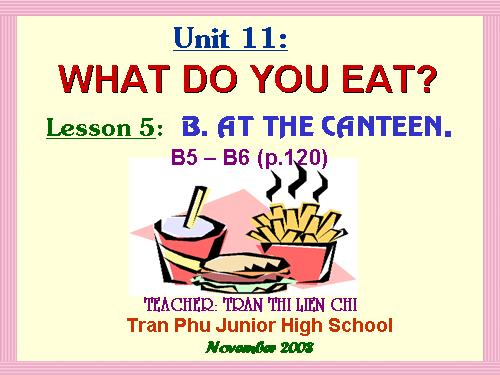 Unit 11. What do you eat?