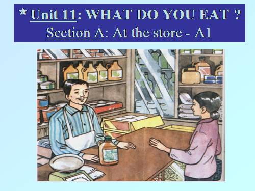 Unit 11. What do you eat?