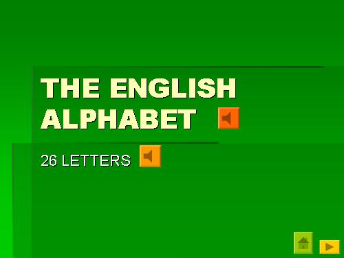 The-english-alphabet (With sound)