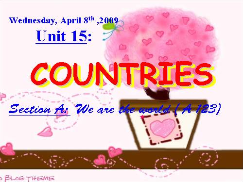 Unit 15. Countries