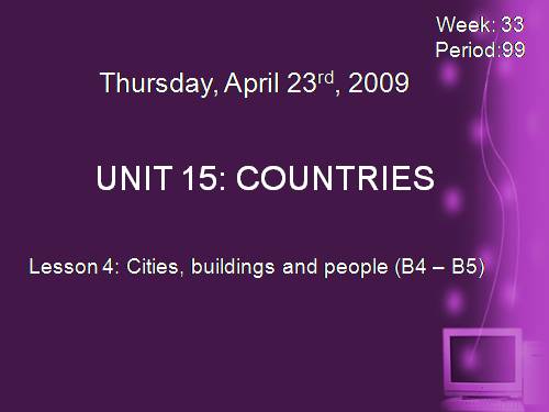 Unit 15. Countries