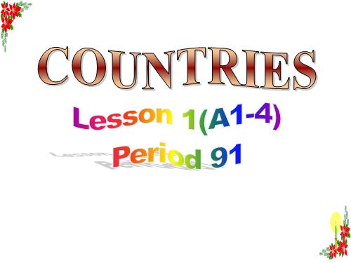 Unit 15. Countries