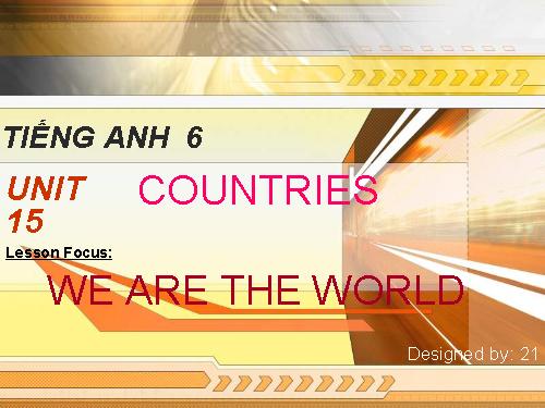 Unit 15. Countries