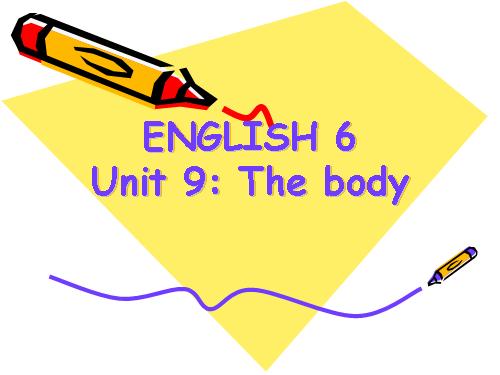 Unit 9. The body