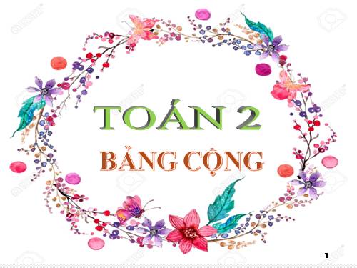 Bảng cộng