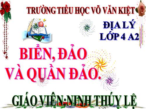 Bài 29. Biển, đảo và quần đảo