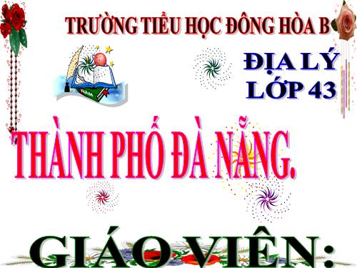 Bài 28. Thành phố Đà Nẵng