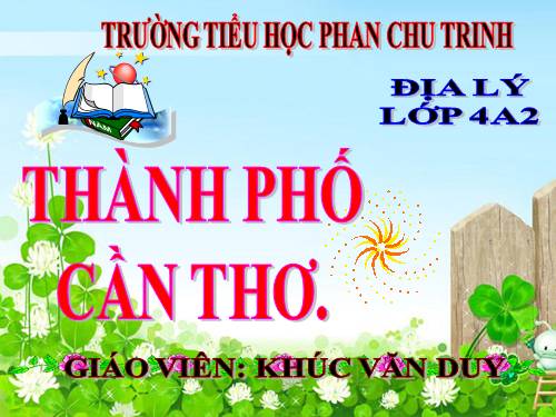 Bài 22. Thành phố Cần Thơ