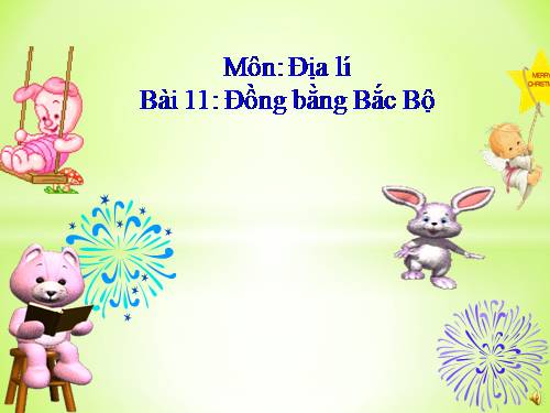 Bài 11. Đồng bằng Bắc Bộ