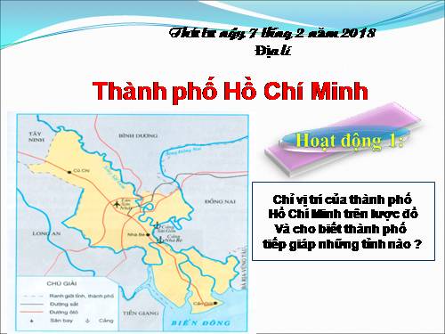 Bài 21. Thành phố Hồ Chí Minh