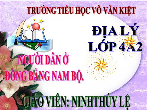 Bài 18. Người dân ở đồng bằng Nam Bộ