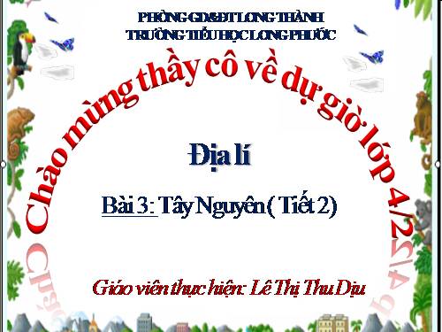 Bài 9. Thành phố Đà Lạt